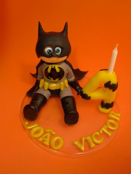 Topo de Bolo Batman